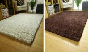 Shaggy Rugs in 3 Sizes & 16 Colours