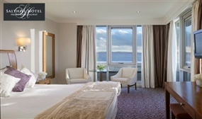 1, 2 or 3 Night B&B for 2, 3-Course Meal, Wine, Late Checkout & more at the Salthill Hotel