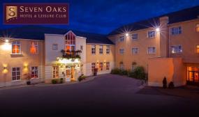 1 or 2 Night B&B with a Bottle of Sparkling Wine, Late Checkout & More at Seven Oaks Hotel, Carlow