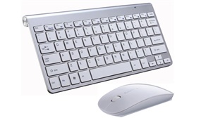 Ultra Thin Wireless Bluetooth Keyboard & Mouse Set in Choice of Colour