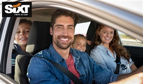 Planning a Family Roadtrip? - Car Hire Voucher with Sixt Rent a Car (Multiple Locations)