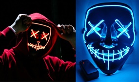 Halloween LED Stitched Up Mask