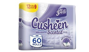 60 or 180 Rolls of Luxury Cusheen Quilted Toilet Tissues 