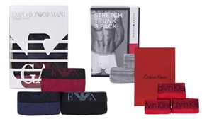 Men's Designer Low Rise Boxer Gift Sets - Boss,Emporio Armani, Calvin Klein, Tommy Hilfiger & More