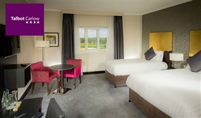 1 or 2 Nights B&B, Prosecco and Chocolates, Late Checkout & more at the Talbot Hotel Carlow