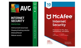 McAfee & AVG Internet Security & Tune Up Software