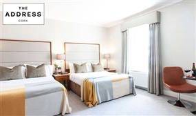 1 or 2 Night B&B for 2 with Evening Meal Option, Arrival Cocktails & More at The Address Cork