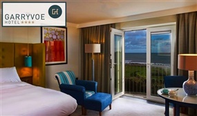 1 or 2 Nights Stay for two in a Sea-view Room Including Extras at the 4-star Garryvoe Hotel, Cork