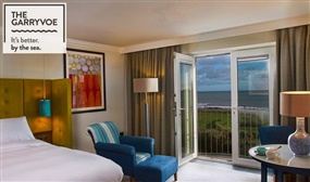 1 or 2 Nights Stay for two in a Sea-view Room Including Extras at the 4-star Garryvoe Hotel, Cork