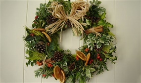 Christmas Design Ideas Floristry Course including Refreshments