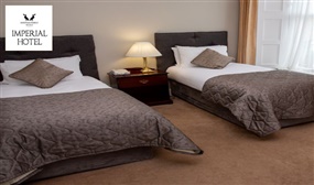 2 Nights B&B for 2, a 2-Course Meal & a Late Checkout at The Imperial Hotel Tralee, Kerry