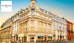 1 or 2 Nights Luxury 5-Star B&B for 2, Evening Meal, Champagne & more at the Westin Hotel Dublin