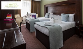 1 or 2 Night Escape for 2 with Breakfast, Bubbly & More at Treacys Hotel Wexford