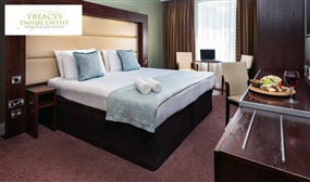 1 or 2 Nights B&B for 2, Dining Credit, Bubbles, Bath Bomb & Late Checkout at Treacys Hotel, Wexford