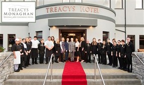 1 or 2 Nights B&B for 2 with Dinner & a Late-Checkout at Treacys Hotel, Co. Monaghan