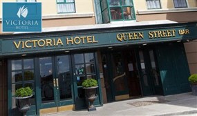 1, 2 or 3 Nights B&B for 2, Bottle of Prosecco, & More at the Victoria Hotel, Galway City Centre