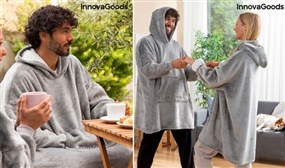 Innovagoods Oversized Fleece Hooded Blanket