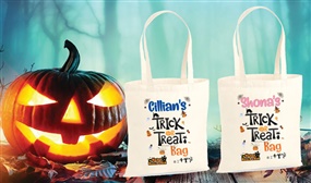 Personalised Halloween Trick or Treat Bags - Ideal Gift for Children