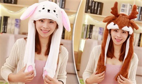 Cute Moving Ears Plush Hat - Multiple Designs as Seen on The Late Late Toy Show