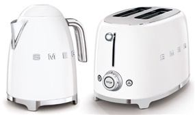  SMEG Retro Style Kettle & Toaster Set in 3 Colours