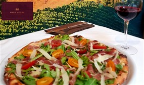 2 Gourmet Pizzas with a Glass of Wine Each @ the Newly Opened, Wine House Restaurant, Swords