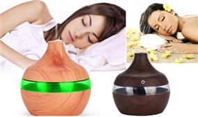 LED Wooden Effect Humidifier and Aromatherapy Diffuser