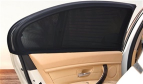 2 Universal Car Window Shades - Shields from Harsh Winter Sun