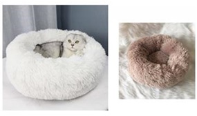 Plush Pet Bed with Various Size and Colour Options