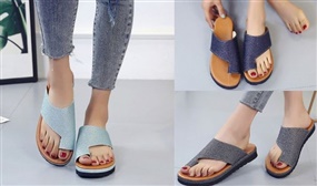 Ladies Toe Supporting Sandals in 6 Colours