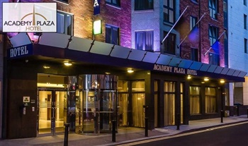 1, 2 or 3 Nights B&B Stay for 2, a 2-Course Meal and a Late Checkout at the Academy Plaza Hotel, Dublin