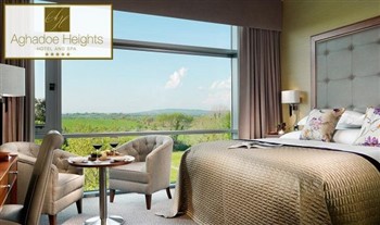1 or 2 Nights Luxury 5-Star Stay for 2 with a Dinner Option and more at the Aghadoe Heights Hotel & Spa, Overlooking the Lakes of Killarney