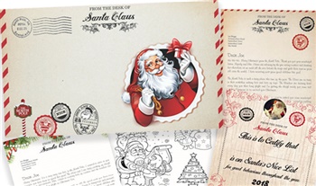 €4.99 for a Personalised Christmas Pack incl. Letter from Santa to your Child from DearSanta.ie