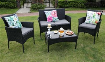 4 Piece Rattan Furniture Set - 3 Colours from €139.99 