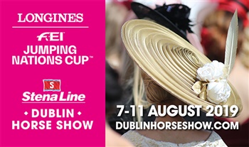 Two tickets to Ladies Day at the Dublin Horse Show - Entry, reserved seating in the Main Arena & a Glass of Prosecco each on Thursday 8th August, 2019