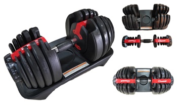 Adjustable Dumbbells 24KG Single and Double Option- Limited Supply