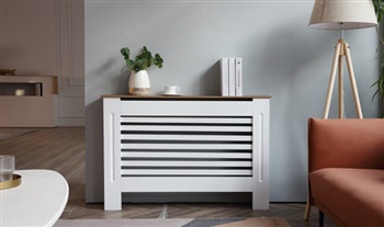 EXPRESS DELIVERY: Horizontal Slat Radiator Covers in 2 Colours 