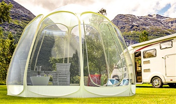 SUMMER PRICE DROP: 2-in-1 Pop-Up PVC Pavilion - Insect & Rain Protection
