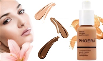 €4.99 for Phoera Full Coverage Foundation in 10 Shades