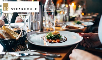 Enjoy a Mouth-Watering 4-Course Meal for 2 in one of Dublin's Best Steakhouses, JD's Steakhouse, Terenure, Dublin 6