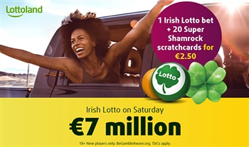 An Irish Lotto bet + 20 Scratchcards for just €2.50!