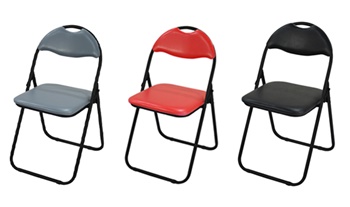 2, 4 or 6 Pack of Padded Metal Folding Chairs- 3 Colours