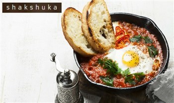 Enjoy a Fabulous 3-Course Meal for 2 in Shakshuka Rathmines for just €30 - Optional BYOB