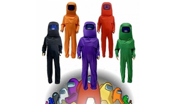 Imposter Space Costume Age 6-12 Years - 6 Colour Options