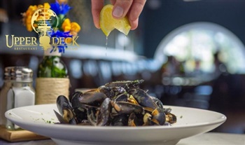 2 or 3-Course A La Carte Meal for 2 at the Fabulous Upper Deck Restaurant, Overlooking Howth Harbour