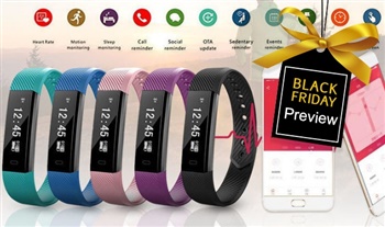 BLACK FRIDAY PREVIEW: VeryFit 14-in-1 Fitness Tracker Bracelet in 5 Colours