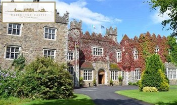 Enjoy a 1 Night Luxury Castle Stay including an upgrade to a Deluxe Castle Room, Full Irish Breakfast, 3-Course Dinner at the Award Winning Waterford Castle Resort, Waterford