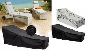 FLASH SALE: 1 or 2 Pack of Waterproof Sun Lounger Covers