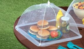 Mesh Screen Food Cover Tents- Cover food at BBQs and Picnics - 2 or 4 Pack