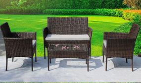 Eton 4 Seater Rattan Lounge Set 