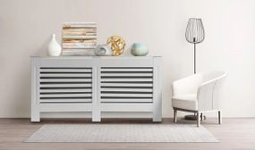 Copenhagen Radiator Covers with Horizontal Pattern - Express Delivery